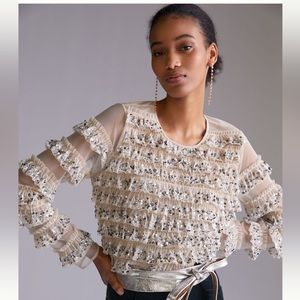 Sparkly top from Anthropologie! New with tags!